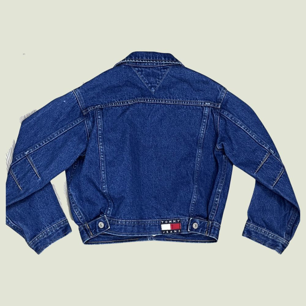 Vintage Tommy Hilfiger Girl's Jean Jacket Size 7 - Picture 12 of 13